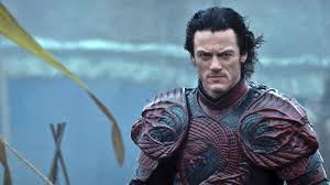 Luke Evans as Vlad Dracula; note the silly plate armor